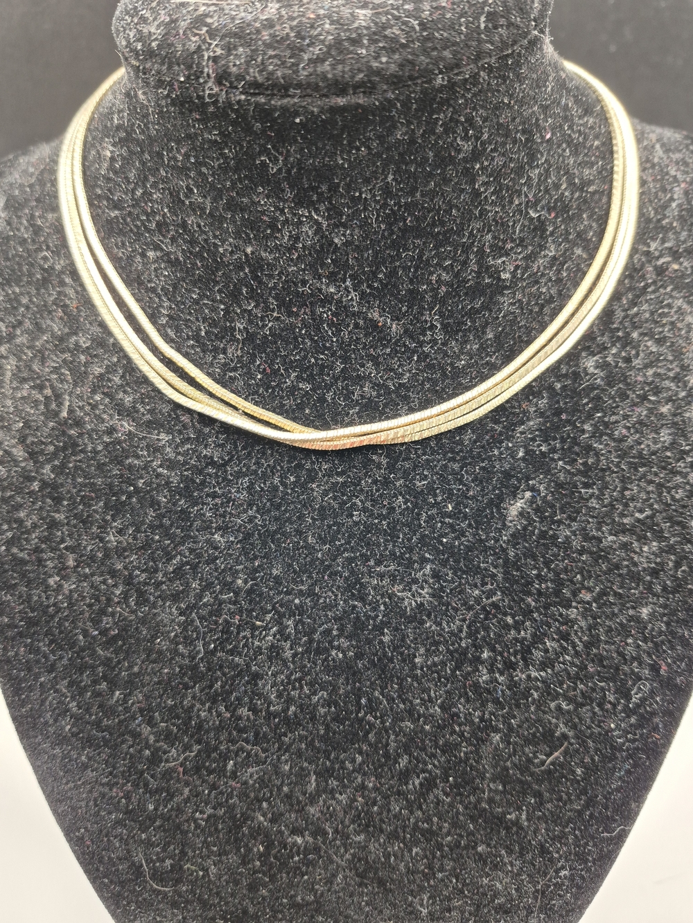 Zoe - Gold Tone Multi-Strand Choker Chain Necklace - Women's Jewelry
